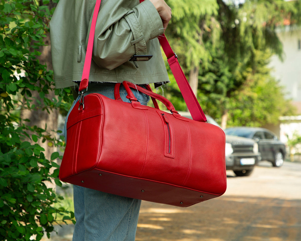 Matilda Leather Weekend Duffle Bag