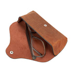 Leather Glasses Case Stylish Eyewear Protection (Optura)