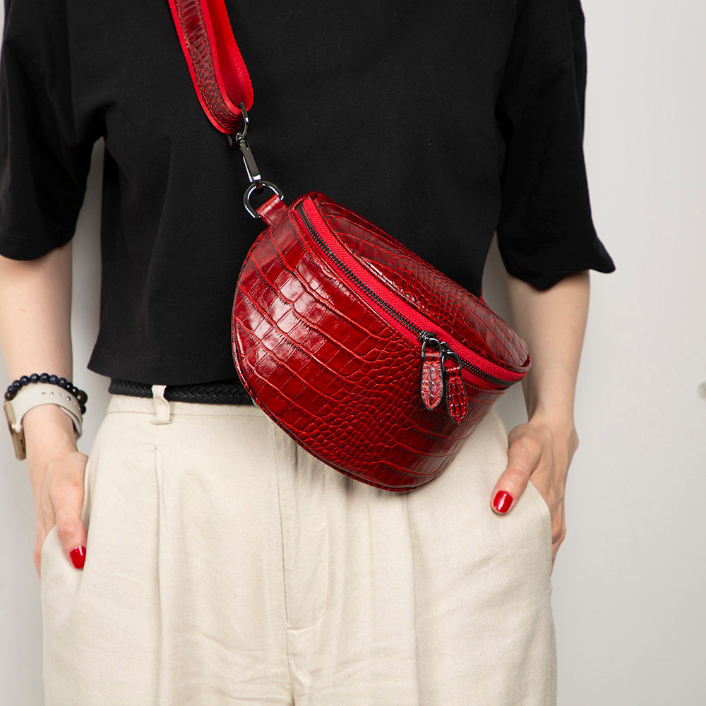 Alora Leather Crossbody Bag