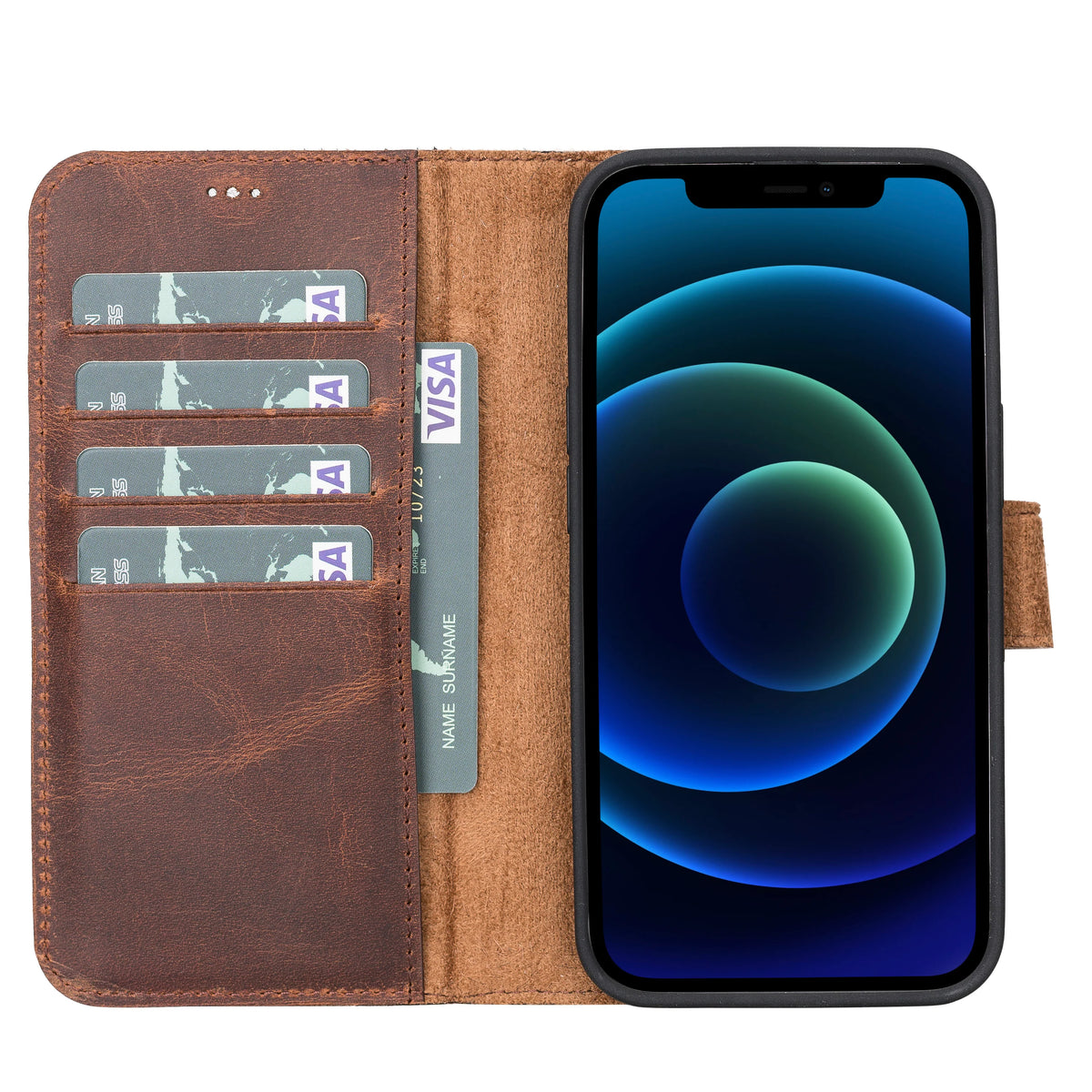 Magic iPhone 13 Pro Max and 13 Pro Series Detachable Leather Wallet Case