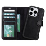Magic iPhone 16 Series Detachable Leather Wallet Case