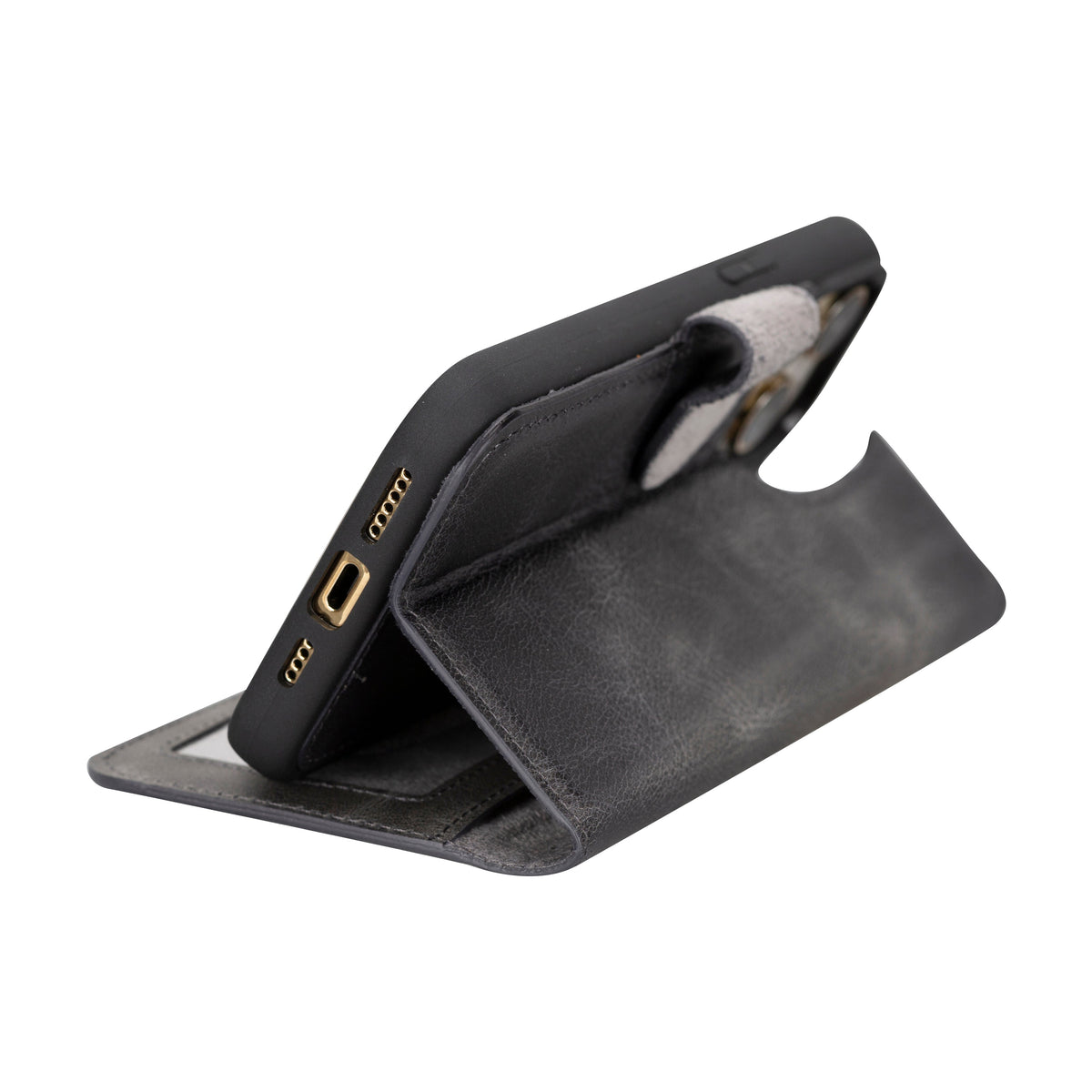 Magic iPhone 16 Series Detachable Leather Wallet Case