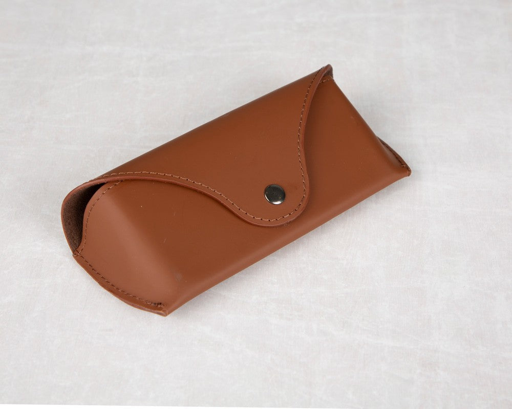 Leather Glasses Case Stylish Eyewear Protection (Optura)