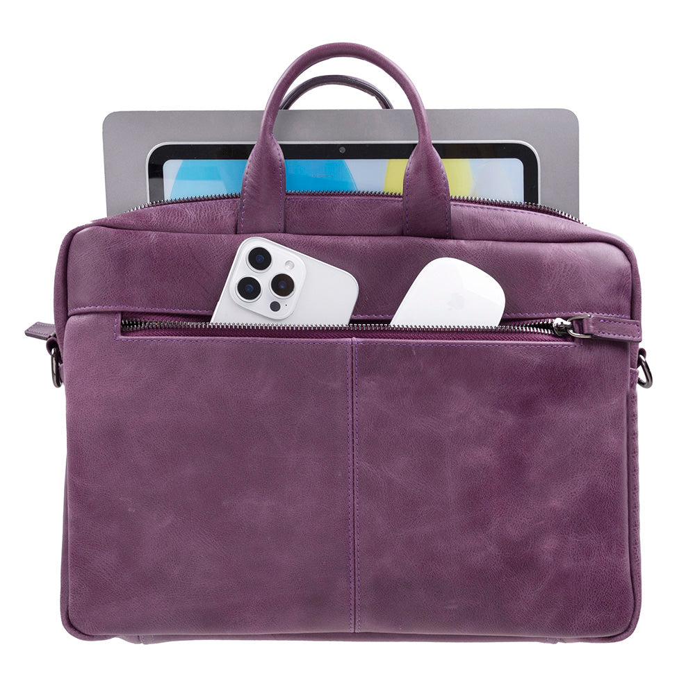 Apollo 13-14 inch Leather MacBook Case Premium Laptop Bag
