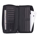 Genuine Leather Travel Wallet | Phone Holder, 12 Card Slots (Branford)