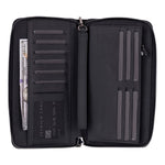 Genuine Leather Travel Wallet | Phone Holder, 12 Card Slots (Branford)