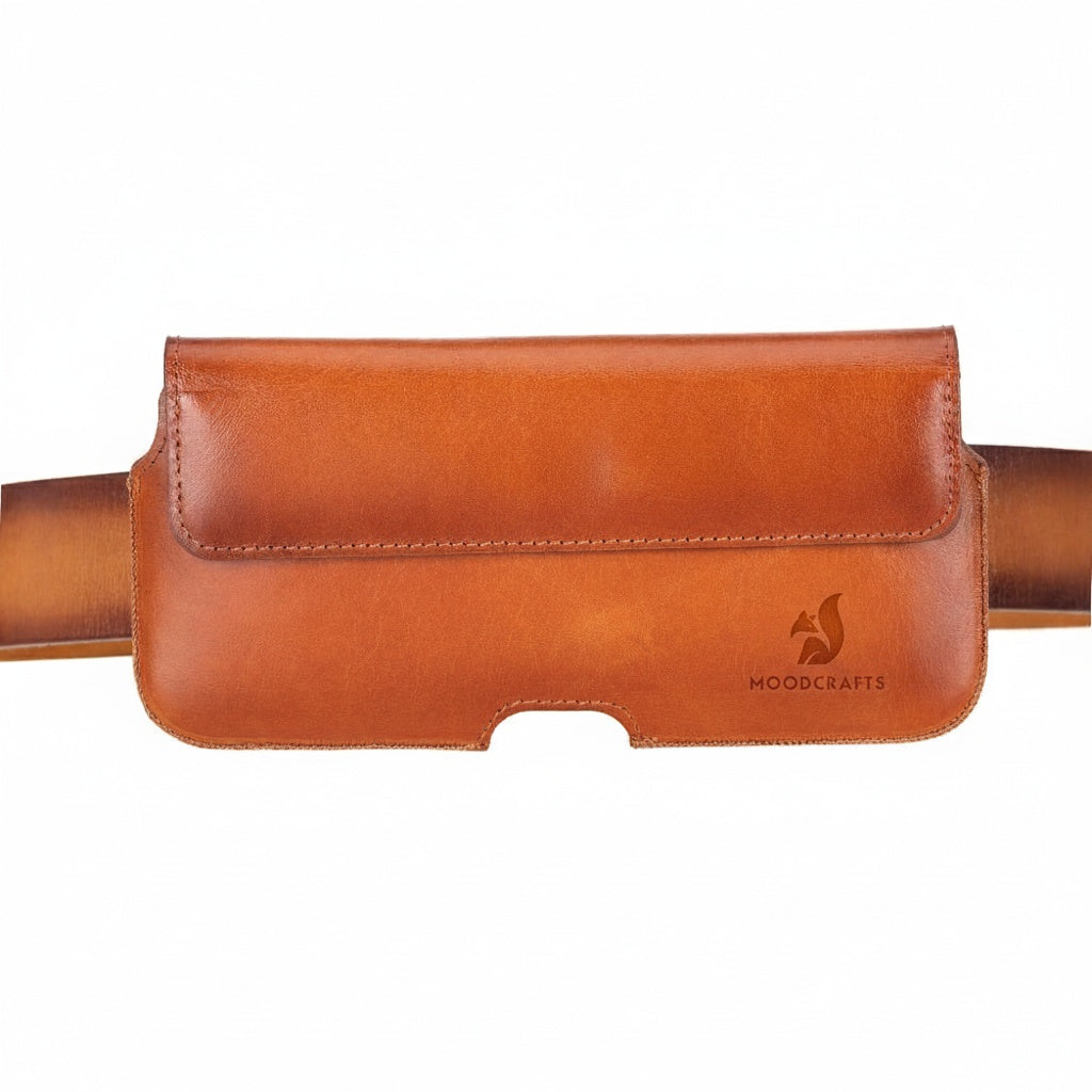 Aslant Belt iPhone 16 Pro Leather Case