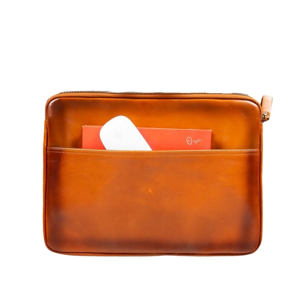 Leather Laptop Bag – Super Slim Genuine Leather Case for 12", 14", 16" Devices (Astora)