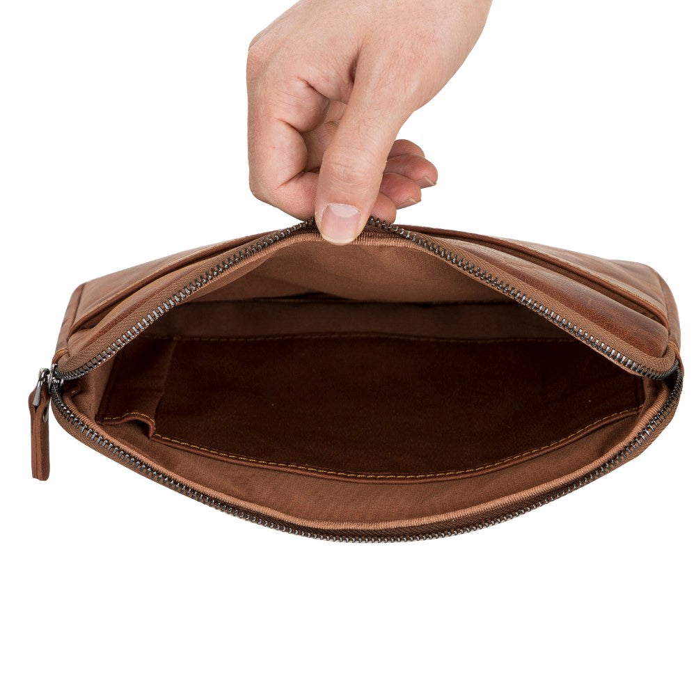 Leather Laptop Bag – Super Slim Genuine Leather Case for 12", 14", 16" Devices (Astora)