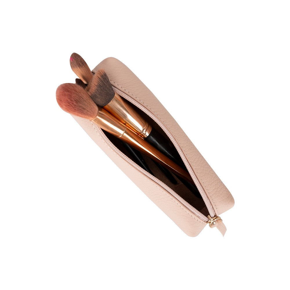 Leather Pencil Case – Genuine Leather Multipurpose Pouch for Office, Tools & Cosmetics (Lilia)