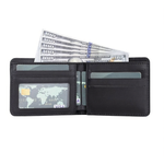 Leather Wallet – Genuine Leather Bifold Wallet with Card Slots (Torin)