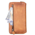 Delfi, Trina iPhone 13 Pro Leather Detachable and Zipper Wallet Case
