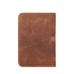 Leather Card Holder – Minimalist Slim Bifold Wallet for Men & Women (Matteo)