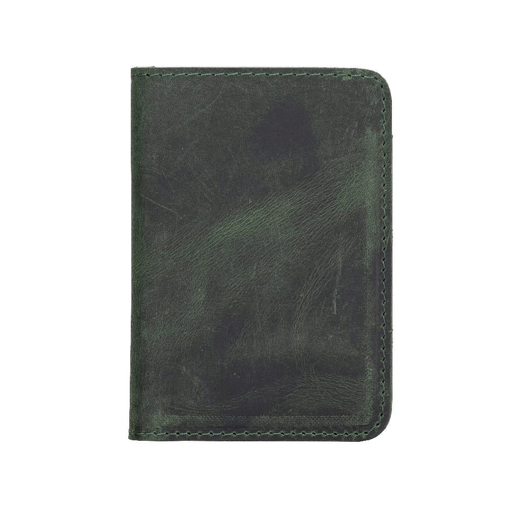 Leather Card Holder – Minimalist Slim Bifold Wallet for Men & Women (Matteo)