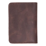 Leather Card Holder – Minimalist Slim Bifold Wallet for Men & Women (Matteo)