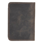 Leather Card Holder – Minimalist Slim Bifold Wallet for Men & Women (Matteo)