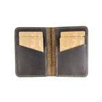 Leather Card Holder – Minimalist Slim Bifold Wallet for Men & Women (Matteo)