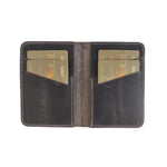 Leather Card Holder – Minimalist Slim Bifold Wallet for Men & Women (Matteo)