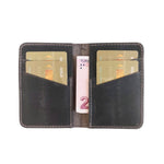 Leather Card Holder – Minimalist Slim Bifold Wallet for Men & Women (Matteo)