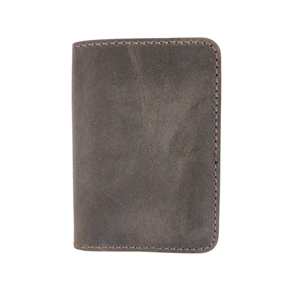 Leather Card Holder – Minimalist Slim Bifold Wallet for Men & Women (Matteo)