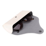 Leather Glasses Case Stylish Eyewear Protection (Optura)