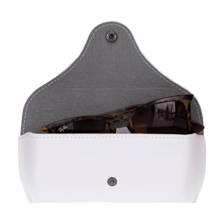 Leather Glasses Case Stylish Eyewear Protection (Optura)