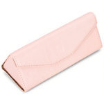 Handmade Genuine Leather Eyewear Case - Magnetic Triangular Design