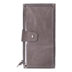 Crossbody Leather Wallet – with Phone Compartment, Card Slots & Shoulder Strap (Calista)