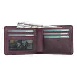 Leather Wallet – Genuine Leather Bifold Wallet with Card Slots (Torin)