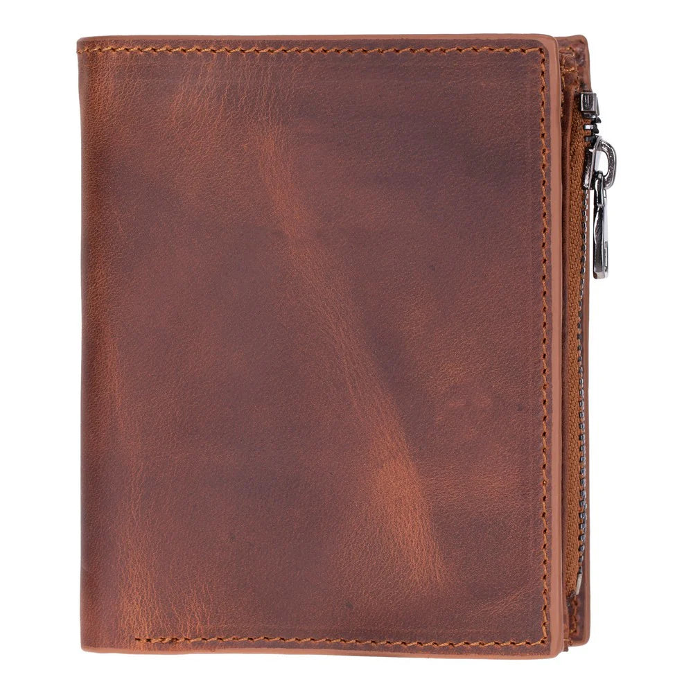 Rexon Leather Men's Wallet with Zipper