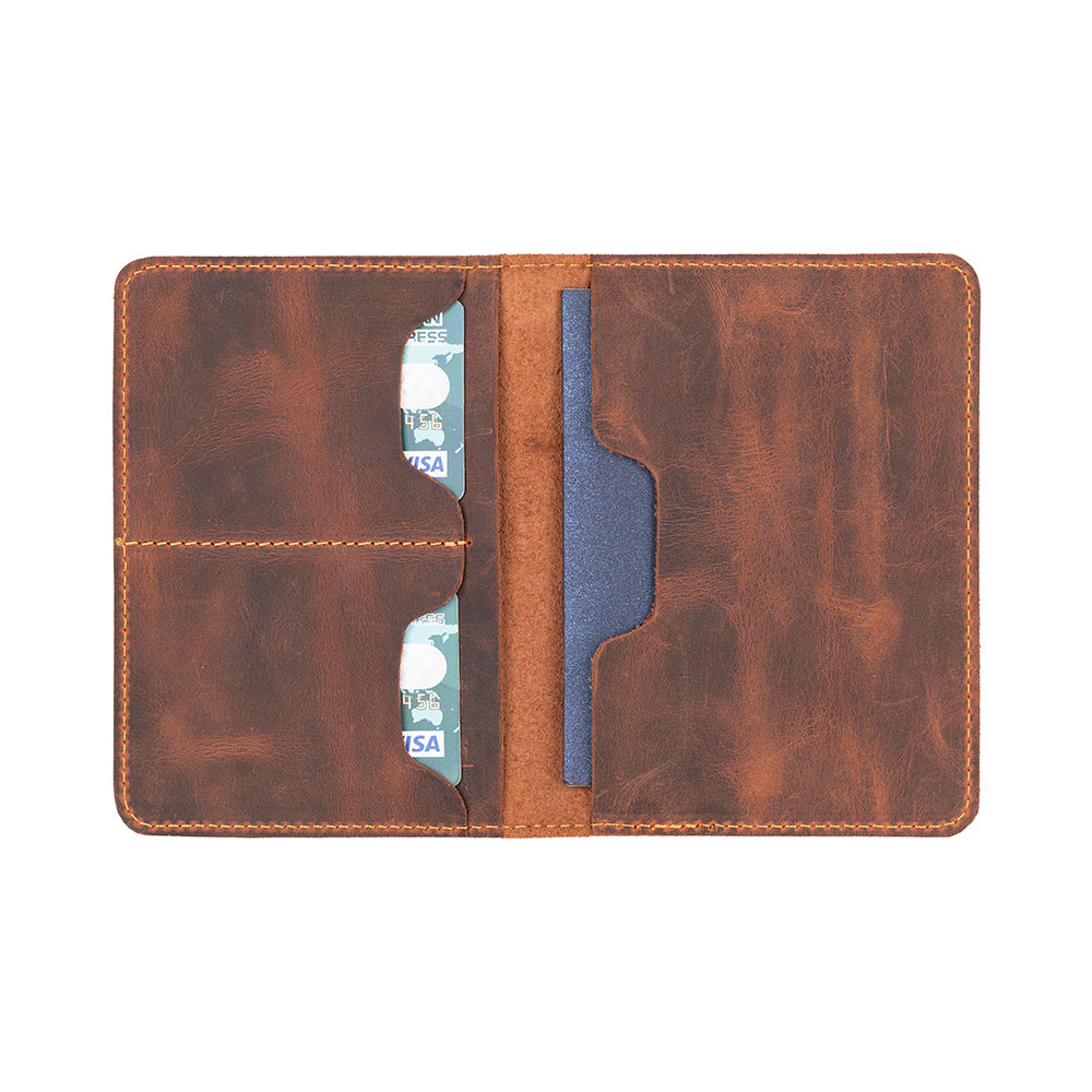 Viaggio Leather Passport Wallet