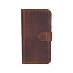 Magic iPhone 17E 16E Compatible Detachable Leather Wallet Case