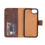 Magic iPhone 17E 16E Compatible Detachable Leather Wallet Case