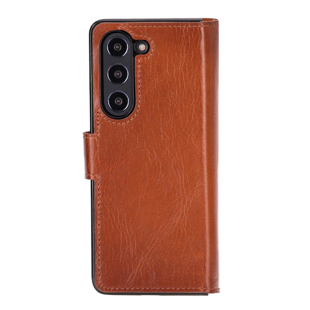 Handcrafted Leather Wallet Case, RFID Blocking, Samsung Galaxy Z Fold 5 (Rune)