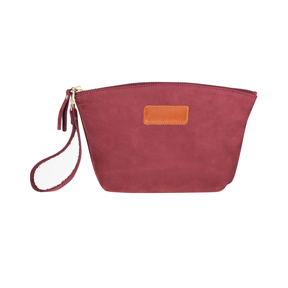 Luna Leather Makeup Bag
