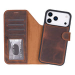Magic iPhone 18 Pro Leather Detachable Wallet Case