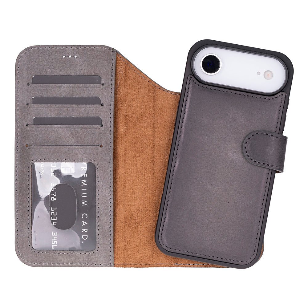 Magic iPhone 17 Series Leather Detachable Wallet Case