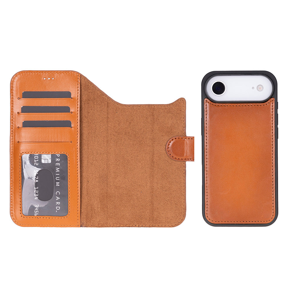 Magic iPhone 17 Series Leather Detachable Wallet Case