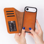 Magic iPhone 17 Series Leather Detachable Wallet Case