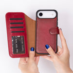 Magic iPhone 17 Series Leather Detachable Wallet Case