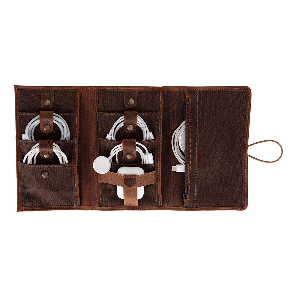 Pura Leather Cable Organizer