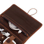 Pura Leather Cable Organizer