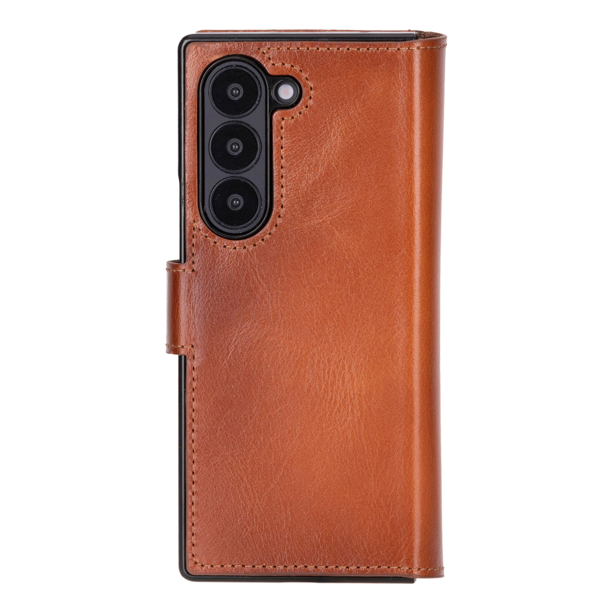 Handcrafted Leather Wallet Case for Samsung Galaxy Z Fold 6 – RFID Blocking (Zephyr)
