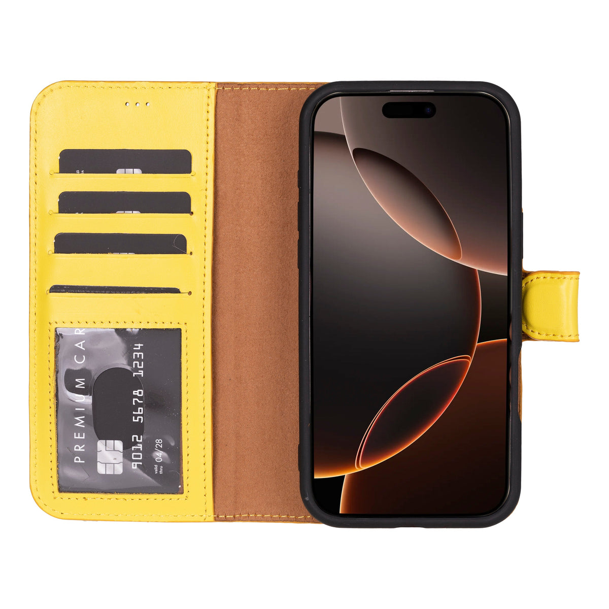 Magic iPhone 16 Series Detachable Leather Wallet Case