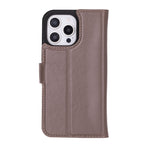 Magic iPhone 16 Series Detachable Leather Wallet Case