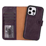 Magic iPhone 16 Series Detachable Leather Wallet Case