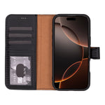 Magic iPhone 16 Series Detachable Leather Wallet Case