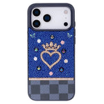 Vissel Heart Crystal Luxury Case for iPhone 17 Pro Max
