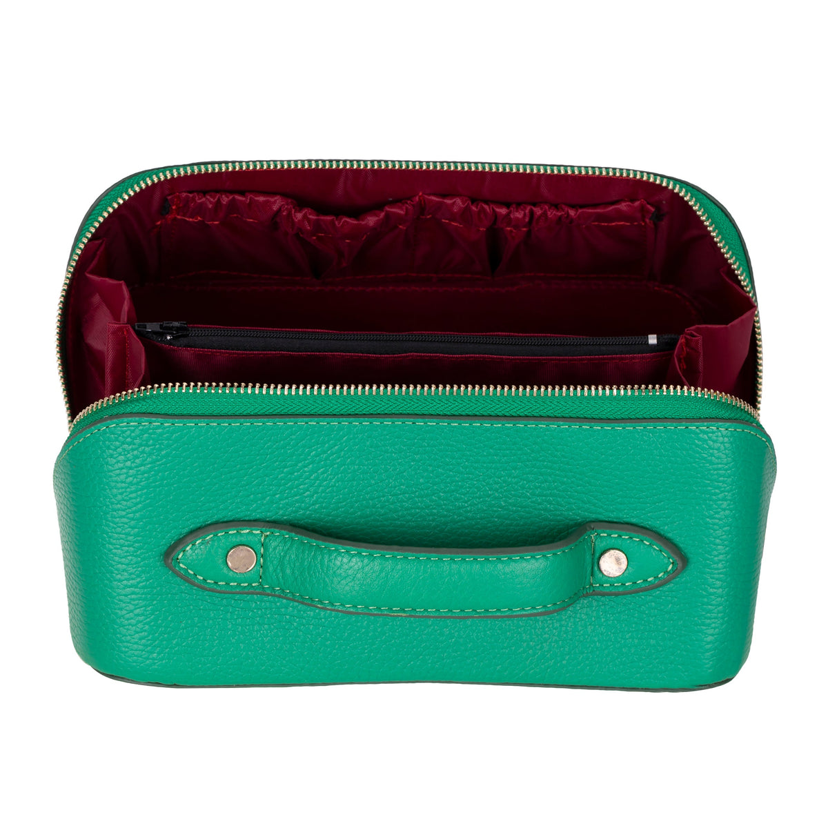 Natalie Leather Make up Bag