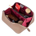 Natalie Leather Make up Bag